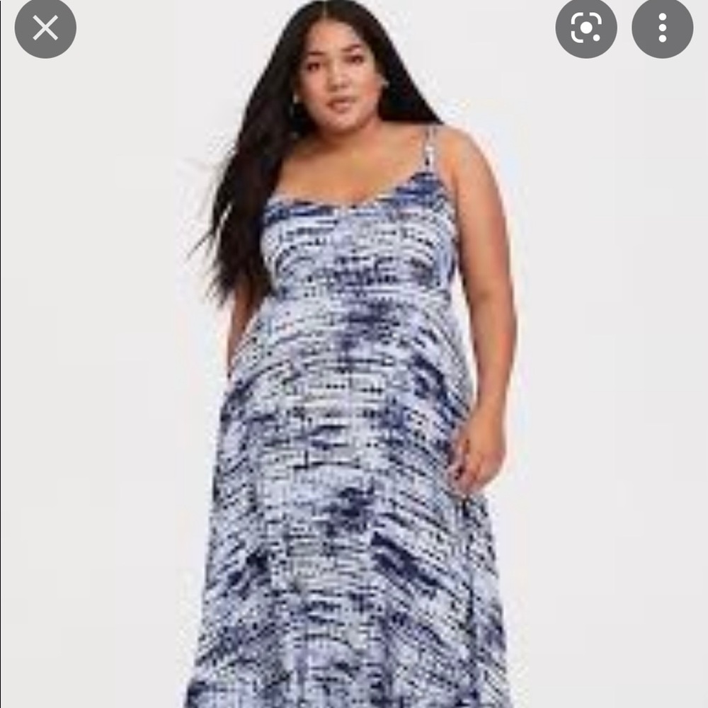 Torrid Tie Dye Maxi Dress Size 3